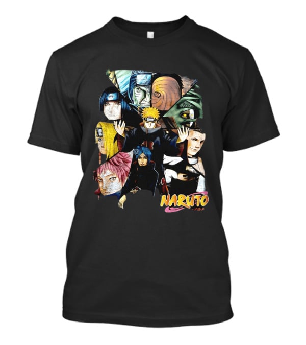 Naruto Akatsuki Collage Characters T-Shirt