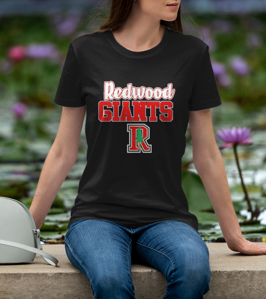 Redwood Giants High School R Tree T-Shirt