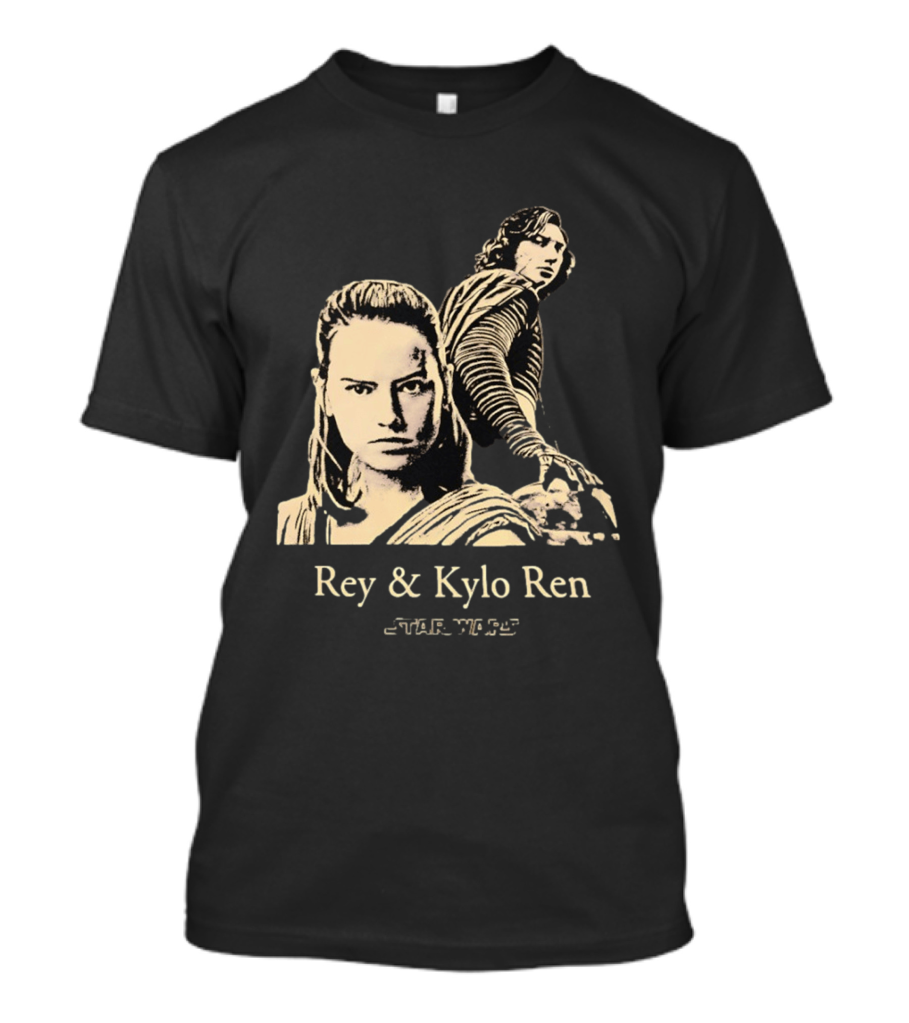 Rey & Kylo Ren Star Wars Characters Epic T-Shirt