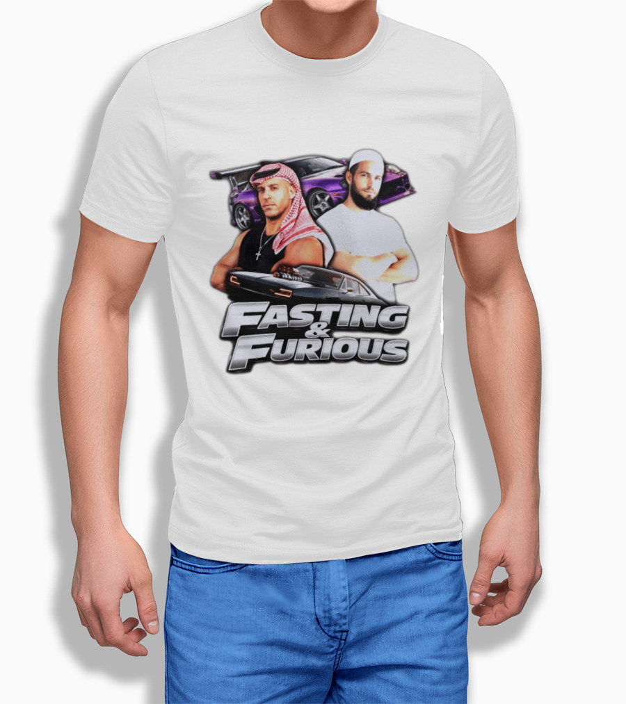 Fasting & Furious Vin Diesel Paul Walker Dubai Cars T-Shirt