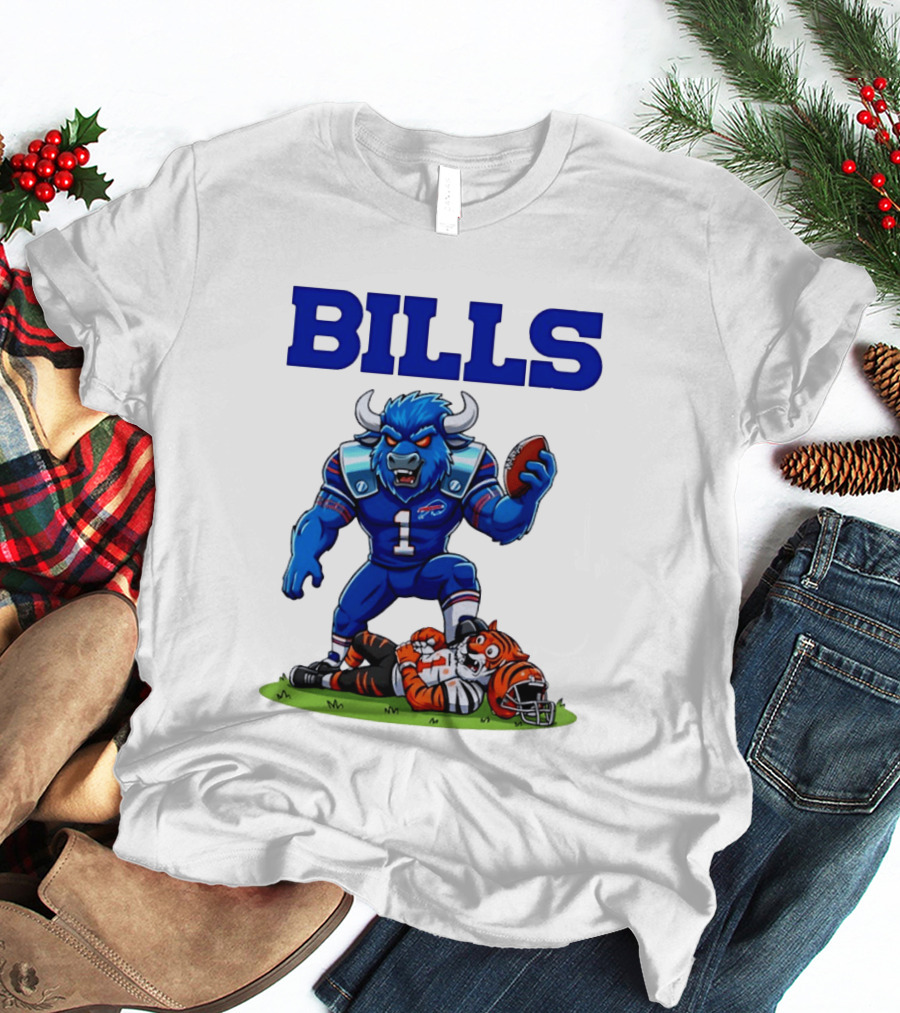 Buffalo Bills Dominating Victory Over Cincinnati Bengals Football Rivalry T-Shirt