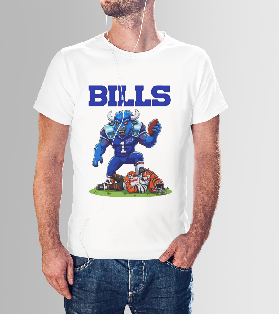 Buffalo Bills Dominating Victory Over Cincinnati Bengals Football Rivalry T-Shirt