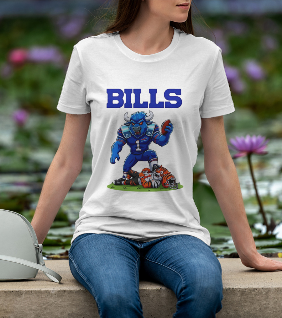 Buffalo Bills Dominating Victory Over Cincinnati Bengals Football Rivalry T-Shirt