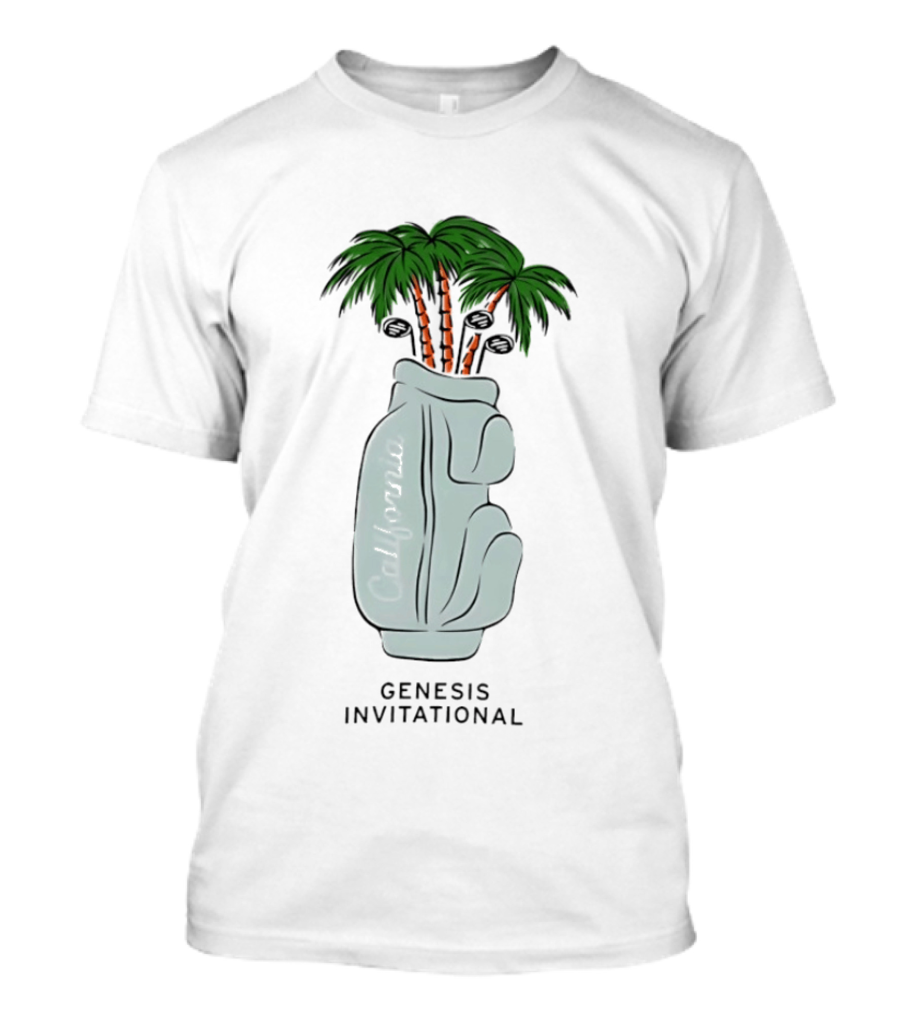 Genesis Invitational California Golf Bag Palms T-Shirt