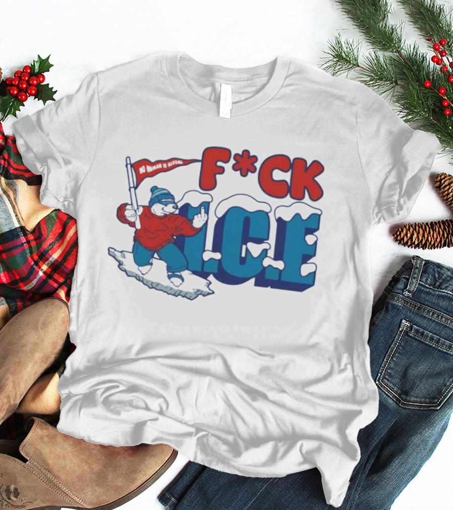 Chinga La Migra F*ck ICE No Human Is Illegal Abolish T-Shirt