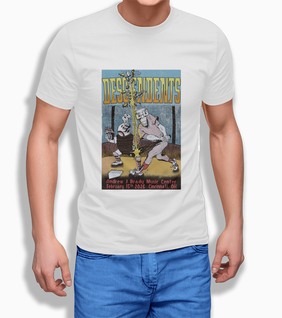 Descendents Andrew J Brady Music Center February 15 2026 Cincinnati OH T-Shirt