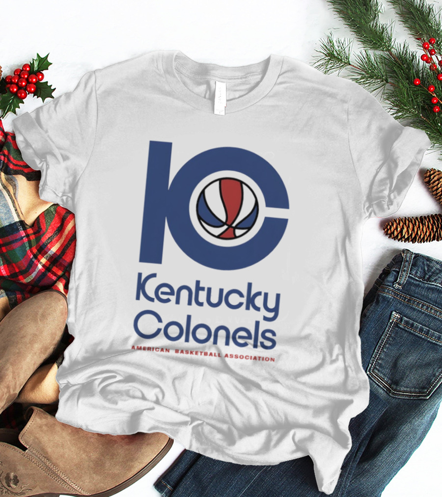 Kentucky Colonels 10 Colonel Army American Basketball Association Fan Collection T-Shirt