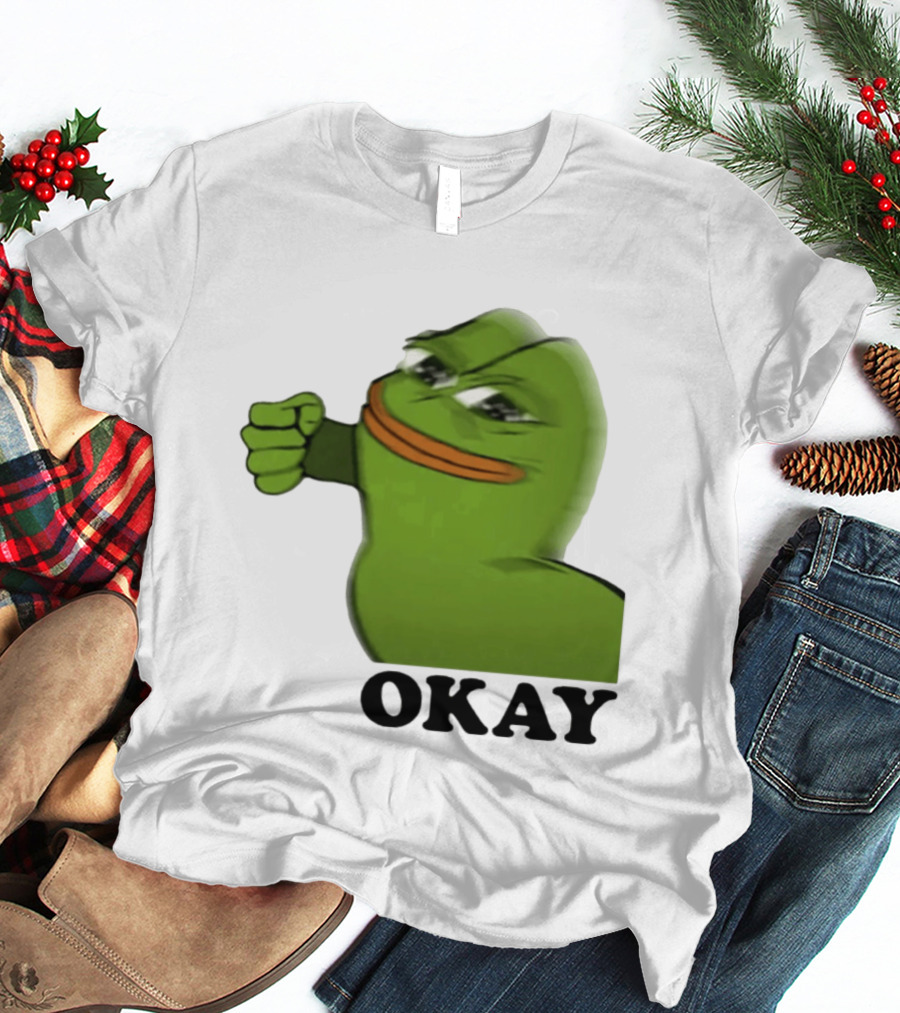 Okay Pepe Frog Punching Nazis Kid T-Shirt