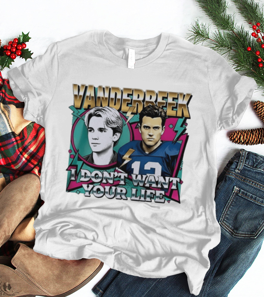 Vanderbeek I Don't Want Your Life 90s Football T-Shirt