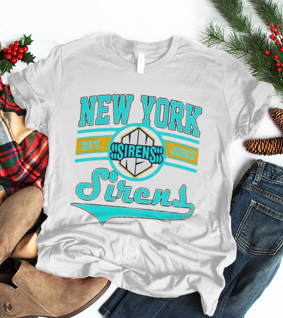 New York Sirens Women's Hockey Team Est 2023 T-Shirt