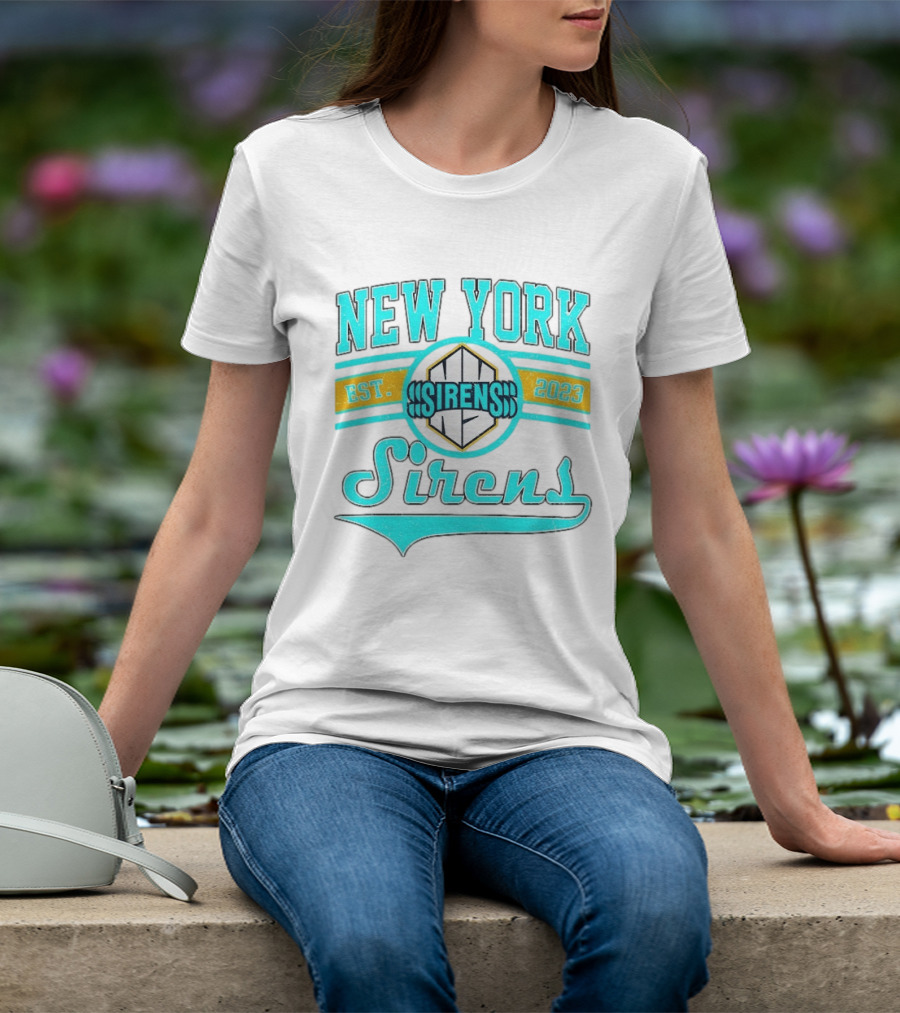 New York Sirens Women's Hockey Team Est 2023 T-Shirt