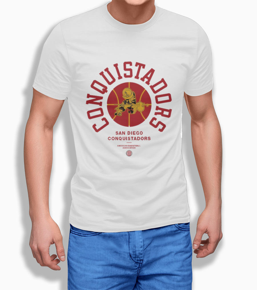 San Diego Conquistadors Throwback American Basketball Association T-Shirt