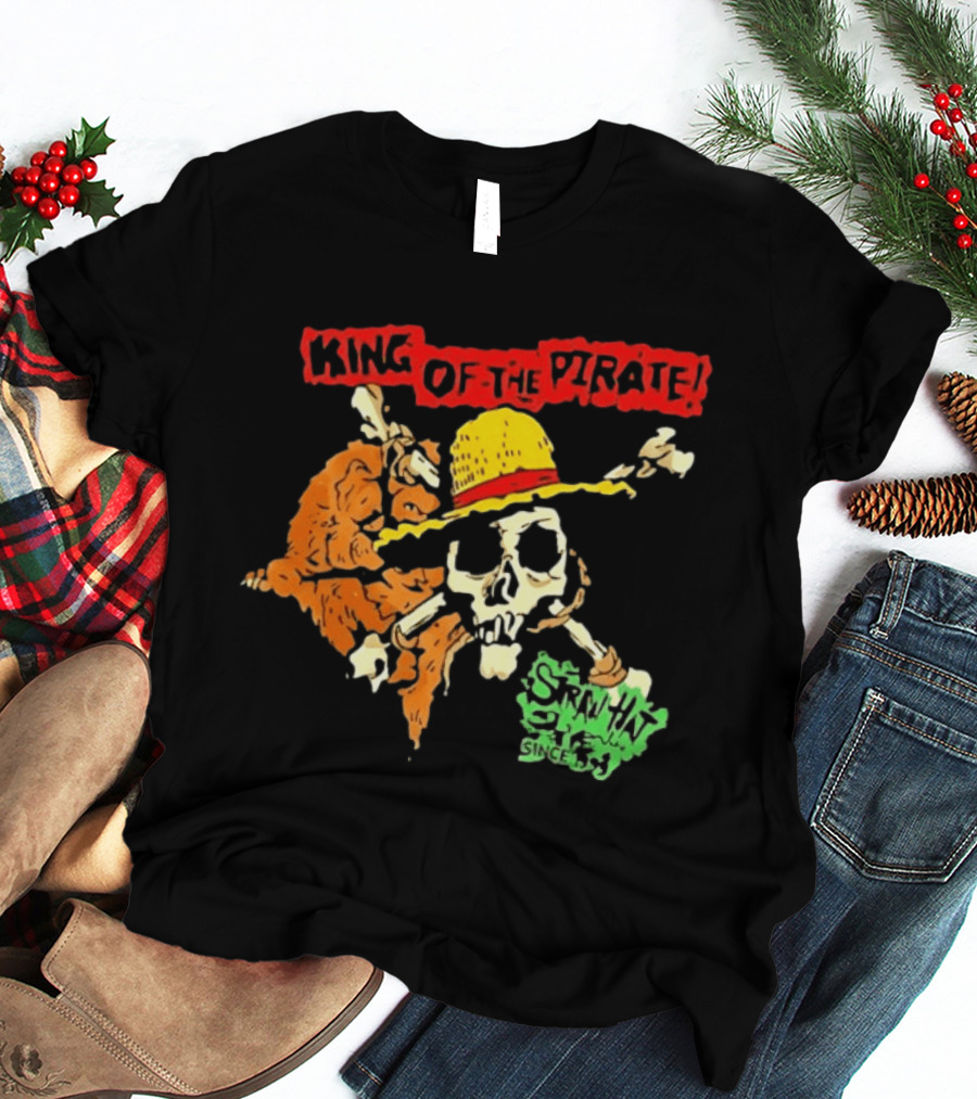 King Of The Pirate Skull And Straw Hat Since 1987 T-Shirt