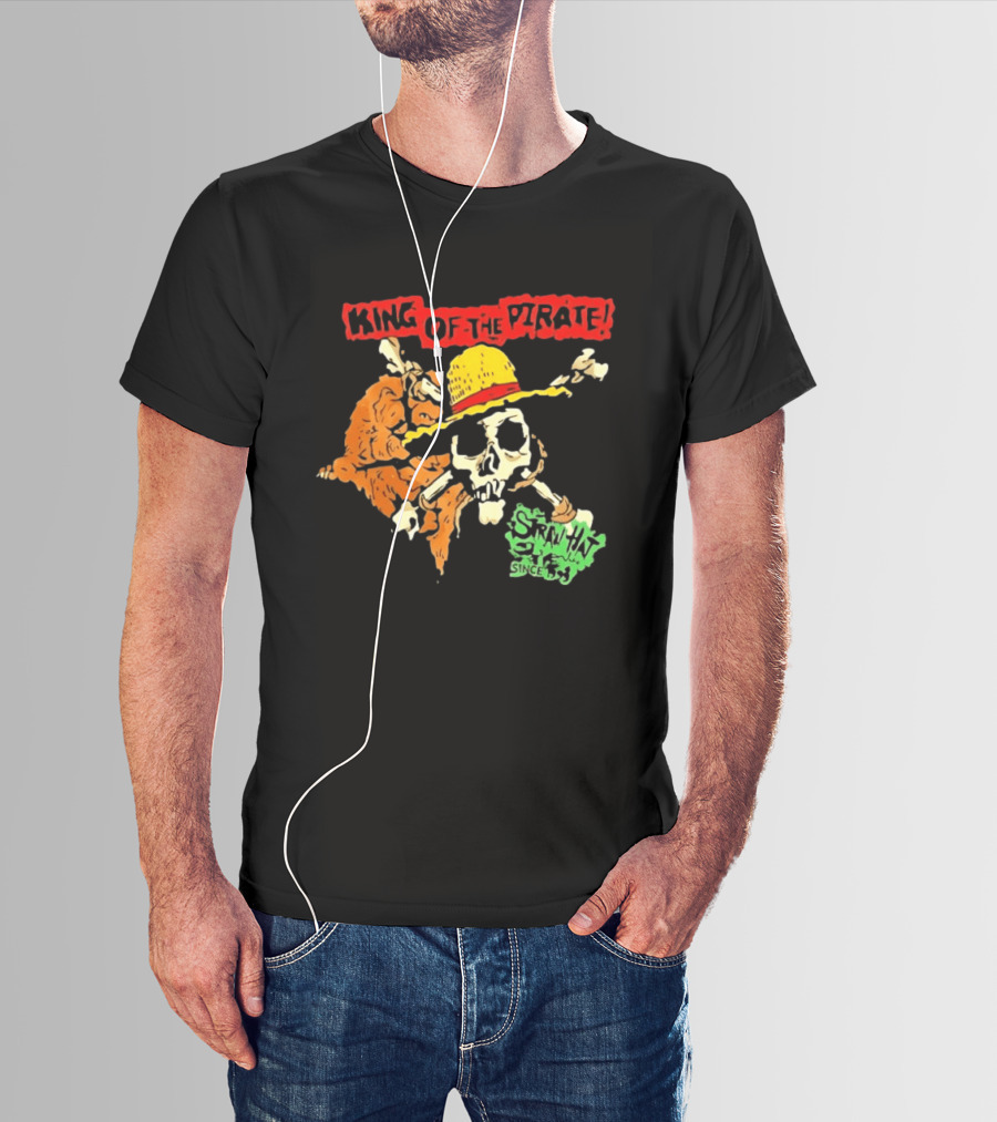 King Of The Pirate Skull And Straw Hat Since 1987 T-Shirt