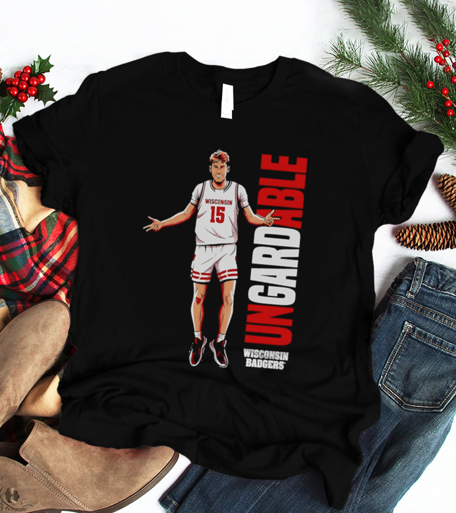 Isaac Gard Wisconsin Badgers Ungardable Basketball Player 15 T-Shirt
