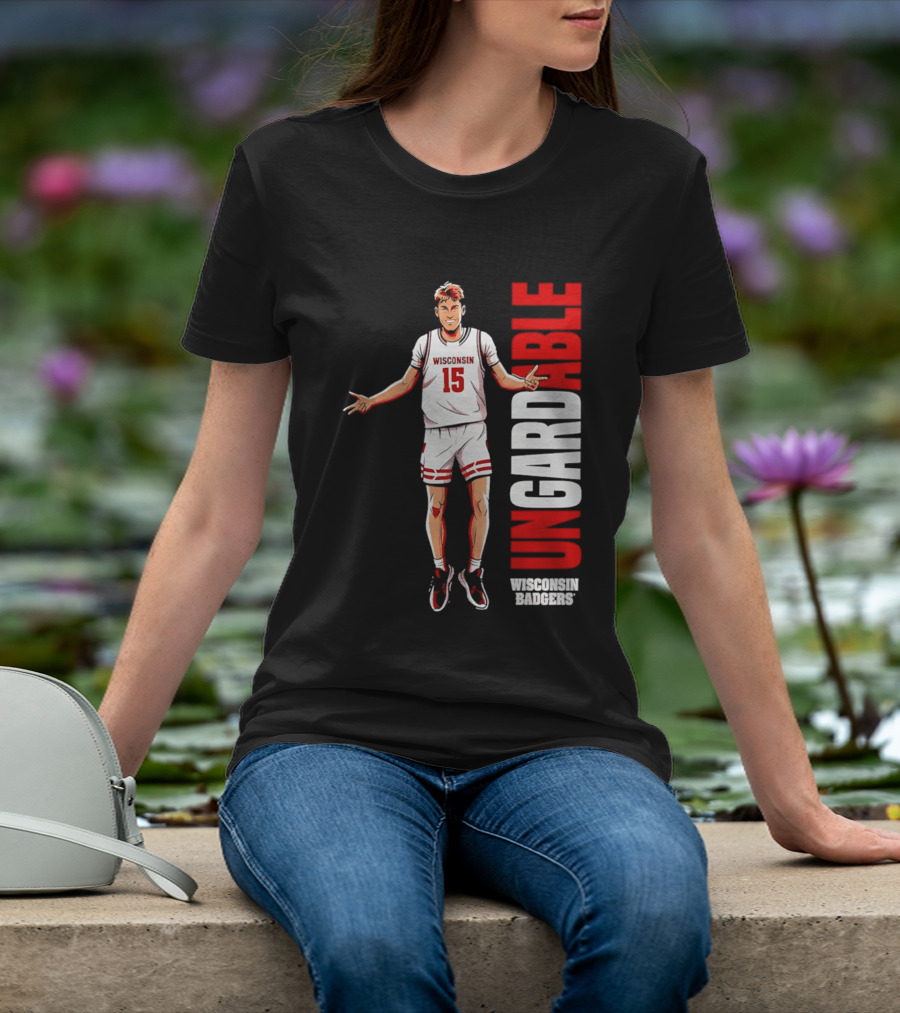 Isaac Gard Wisconsin Badgers Ungardable Basketball Player 15 T-Shirt