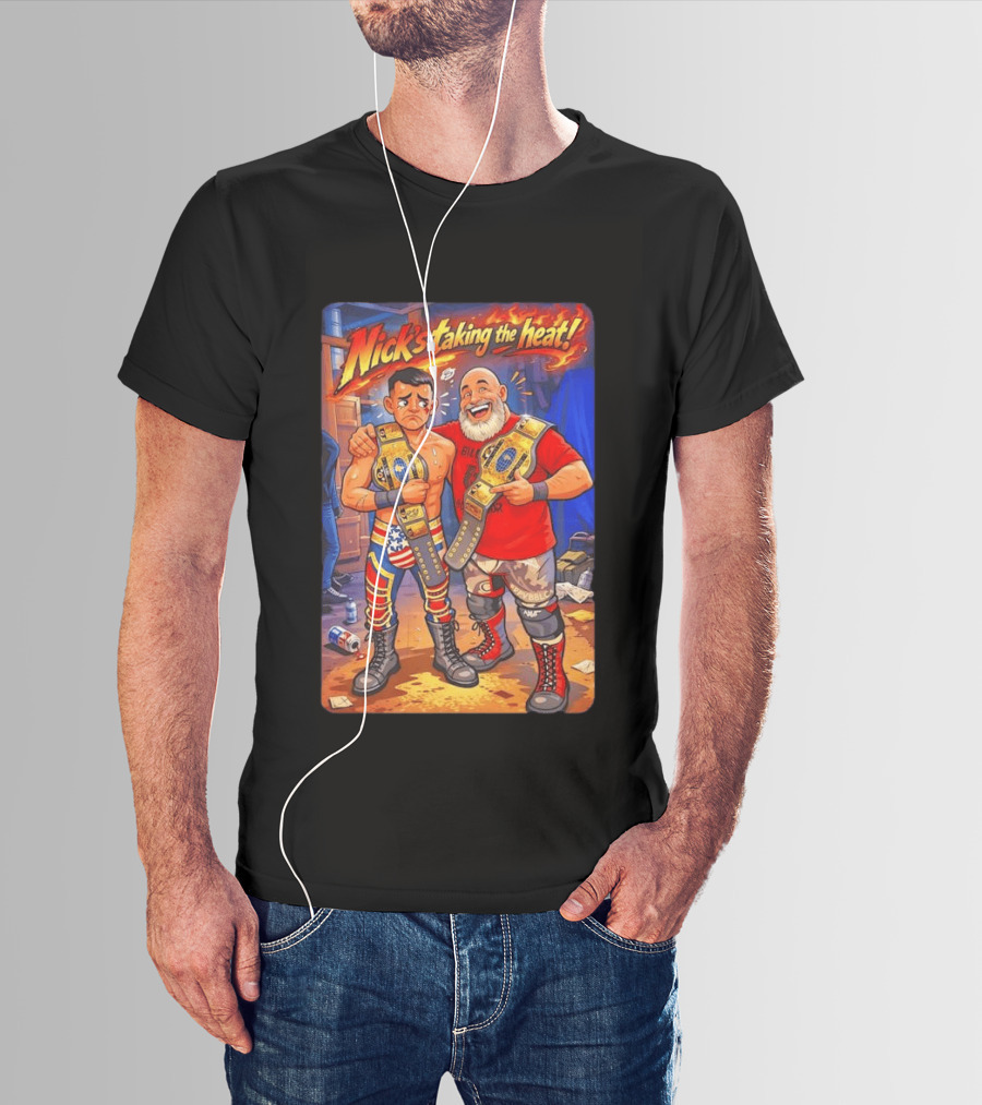 Nick's Taking The Heat Wrestling Champions Fire T-Shirt