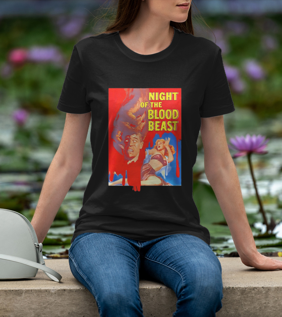 Night Of The Blood Beast Vintage Horror Movie T-Shirt