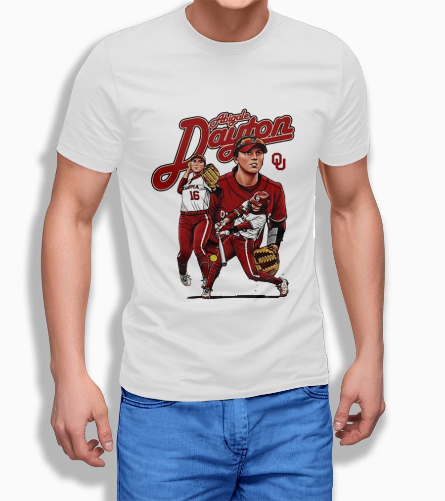 Abigale Dayton Oklahoma Softball NCAA Player OU T-Shirt