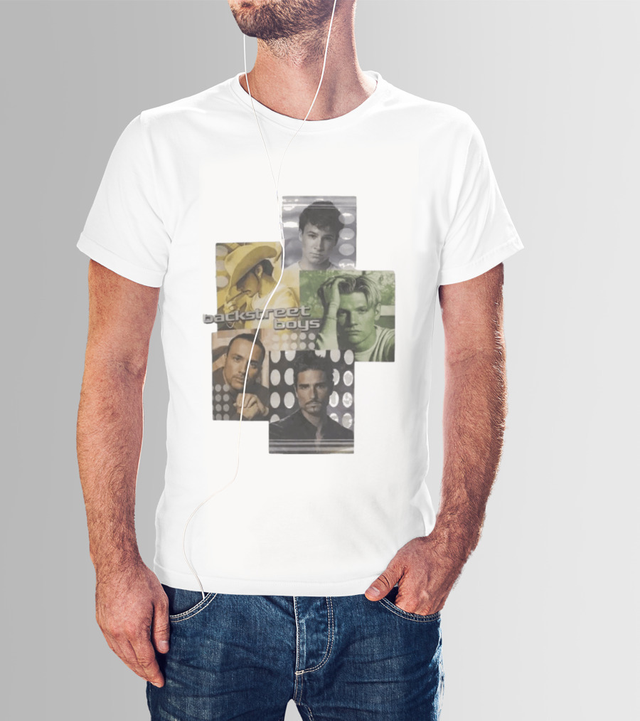 Backstreet Boys Vintage 2000s Collage Retro Aesthetic T-Shirt