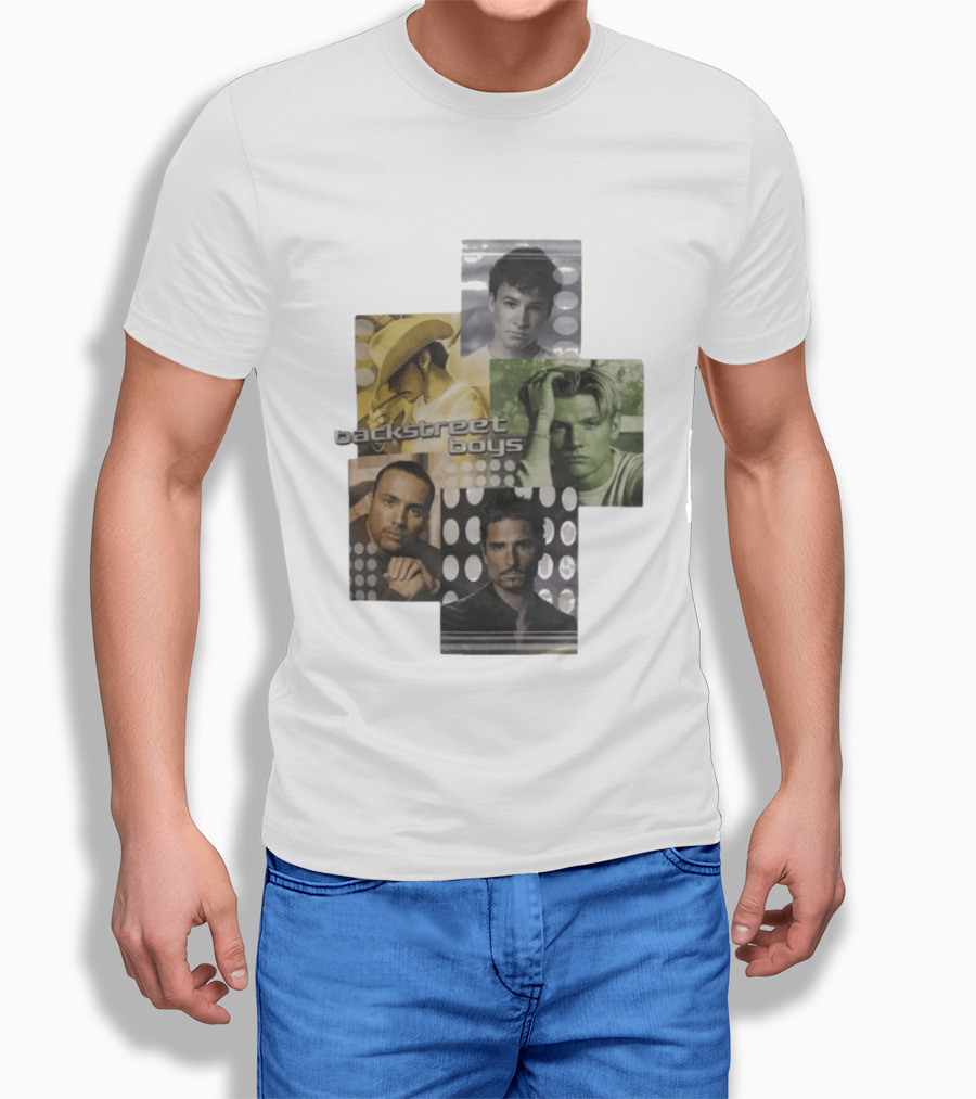 Backstreet Boys Vintage 2000s Collage Retro Aesthetic T-Shirt