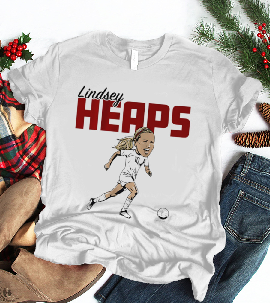 Lindsey Heaps Soccer Caricature USA Player T-Shirt