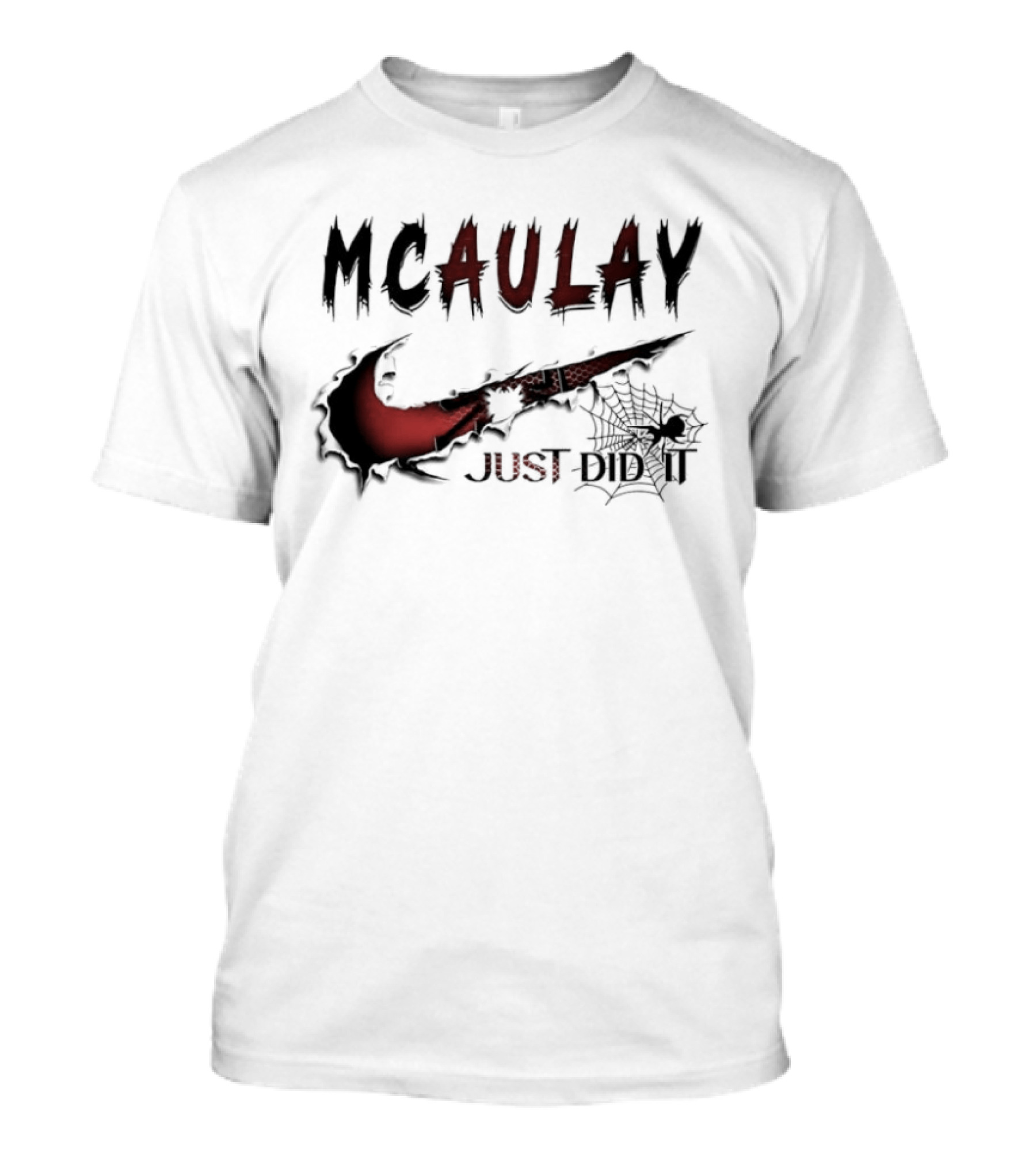 Mcaulay Just Do It Spider Web Swoosh T-Shirt