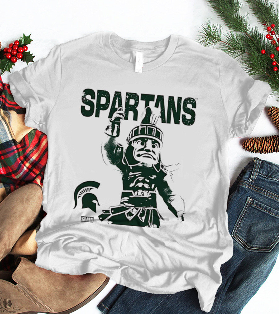 Michigan State Spartans Vintage Logo Mode Slam T-Shirt