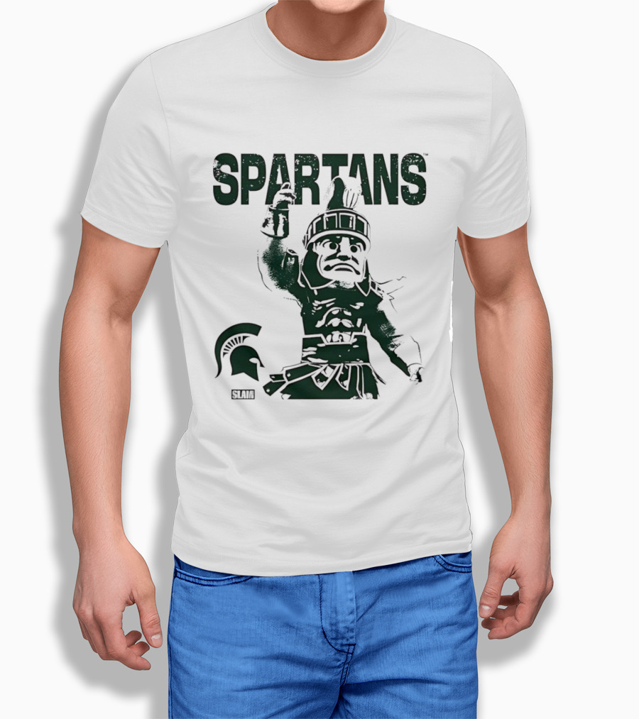 Michigan State Spartans Vintage Logo Mode Slam T-Shirt