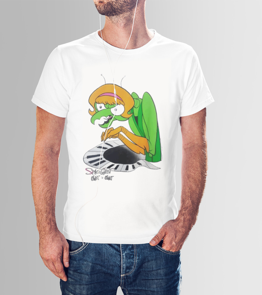 Space Ghost Coast To Coast Zorak Playing Piano T-Shirt