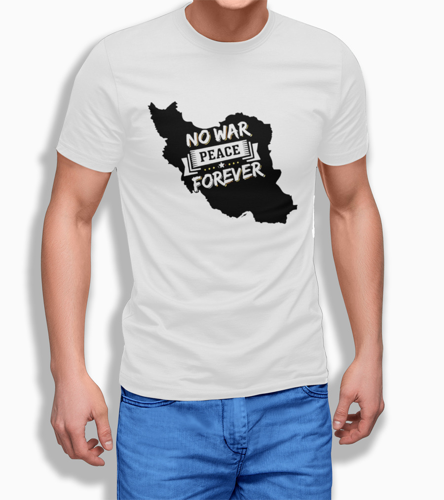 No War Peace Forever Map T-Shirt