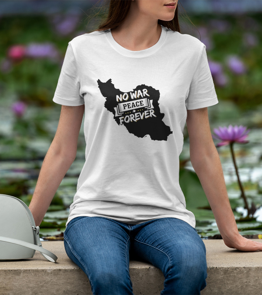 No War Peace Forever Map T-Shirt