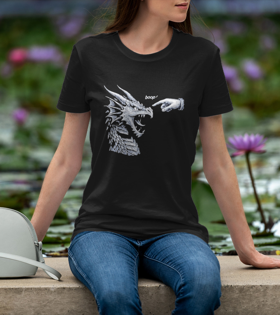 Boop Dragon With Pointing Finger T-Shirt