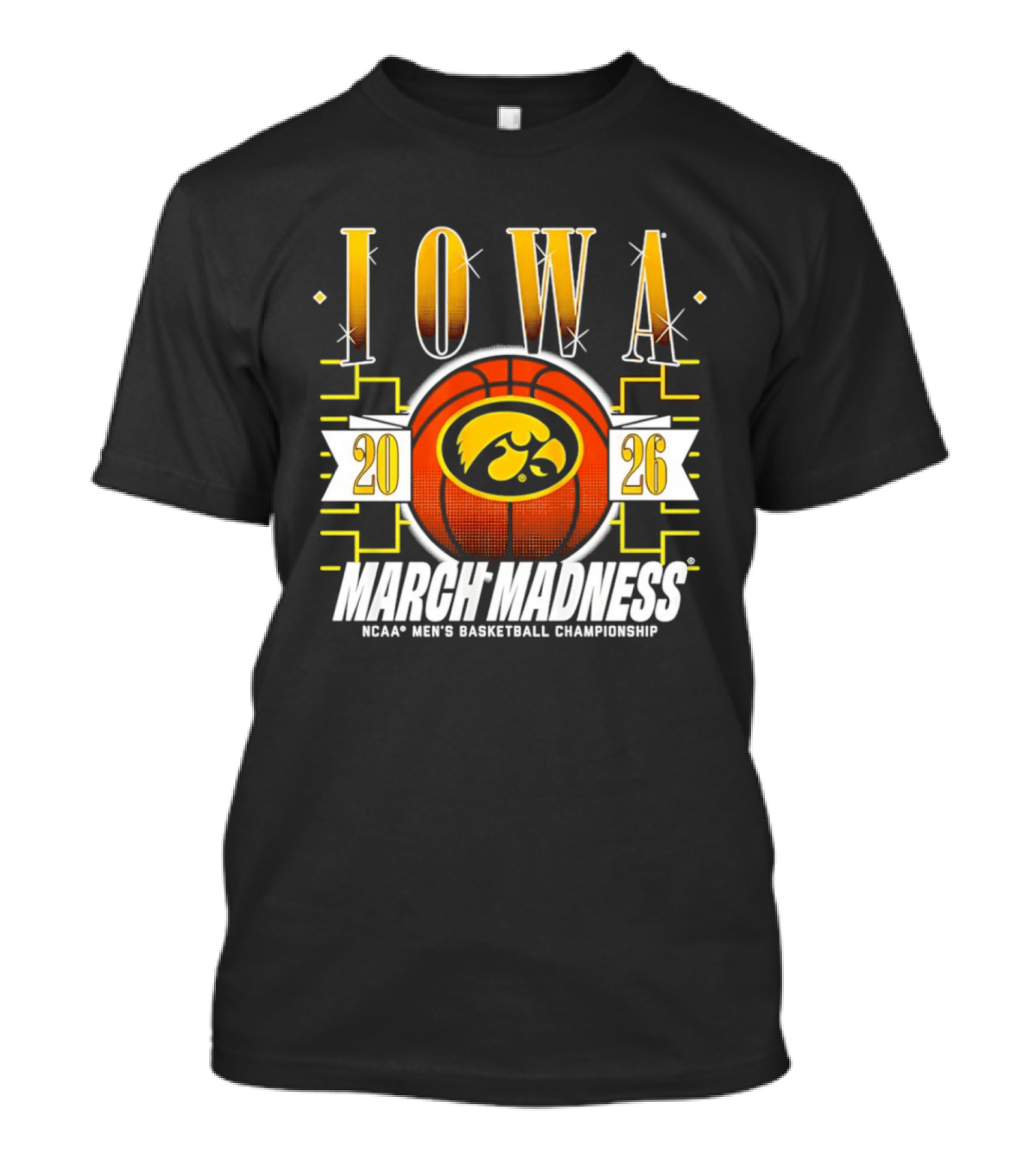 Iowa Hawkeyes 2026 NCAA Men's Basketball Championship March Madness T-Shirt