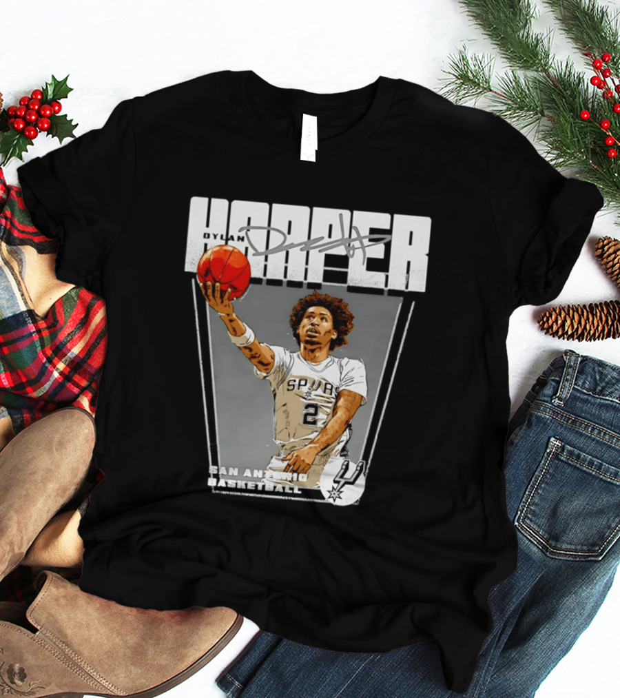 Dylan Harper San Antonio Spurs Basketball Premiere T-Shirt