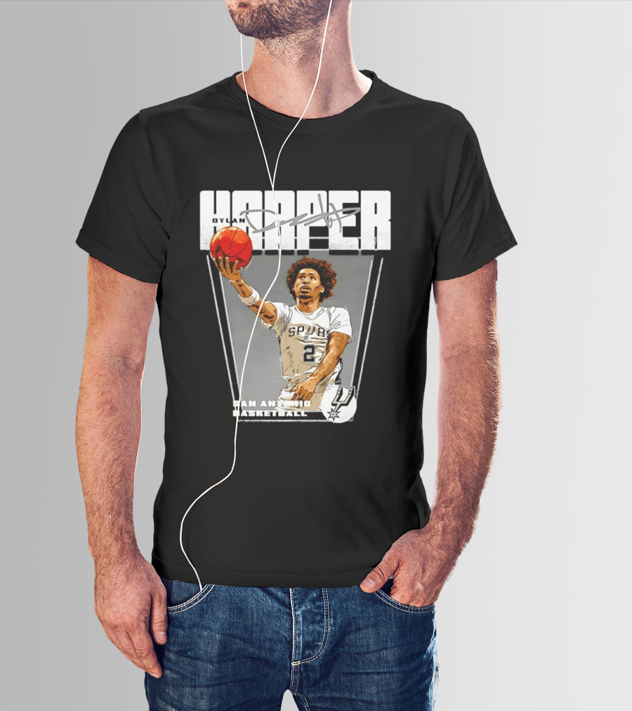 Dylan Harper San Antonio Spurs Basketball Premiere T-Shirt