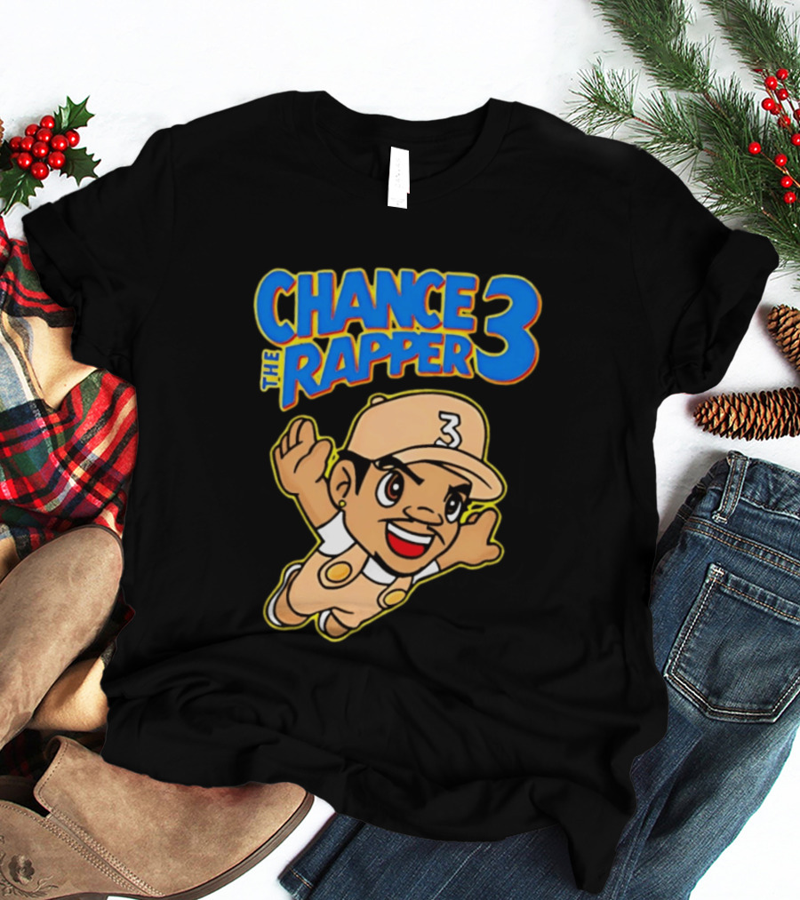 Chance The Rapper Super Mario 3 Character Mashup T-Shirt