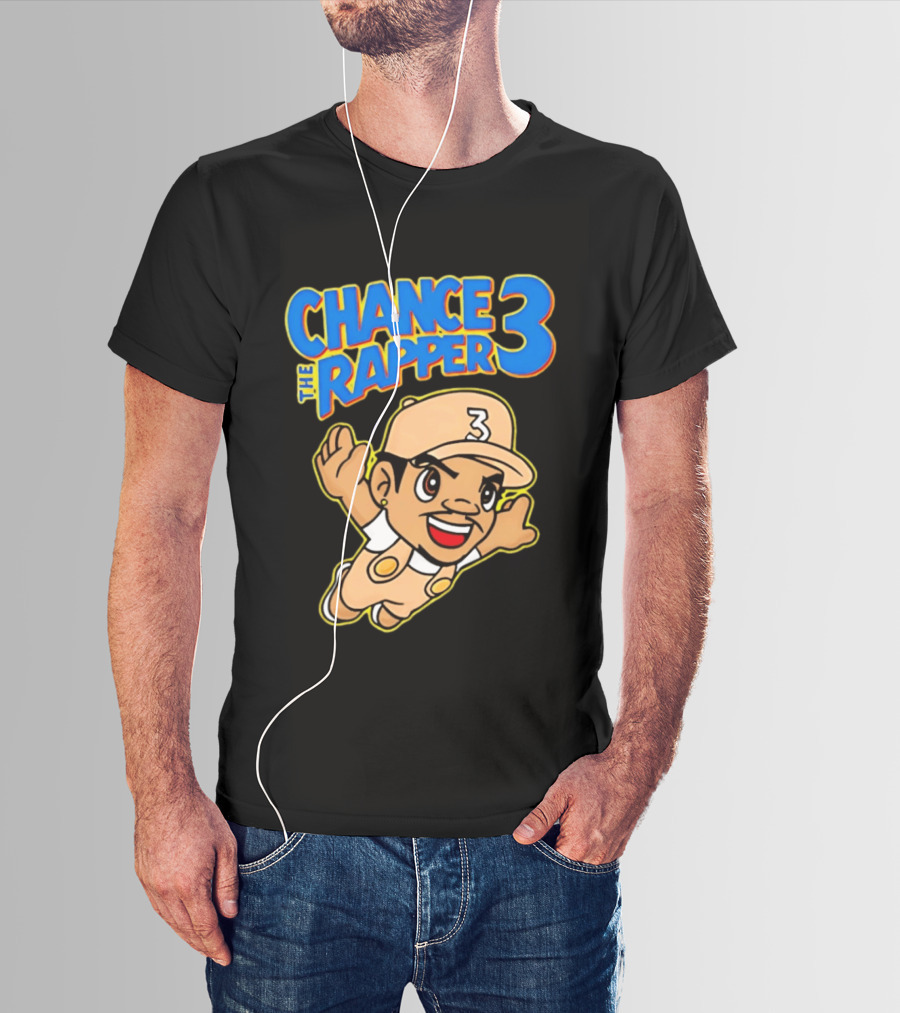 Chance The Rapper Super Mario 3 Character Mashup T-Shirt