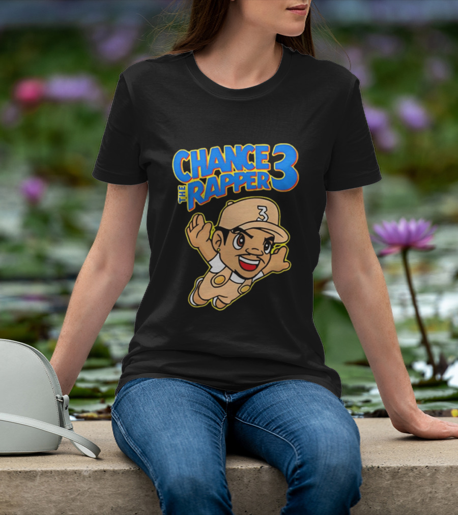 Chance The Rapper Super Mario 3 Character Mashup T-Shirt