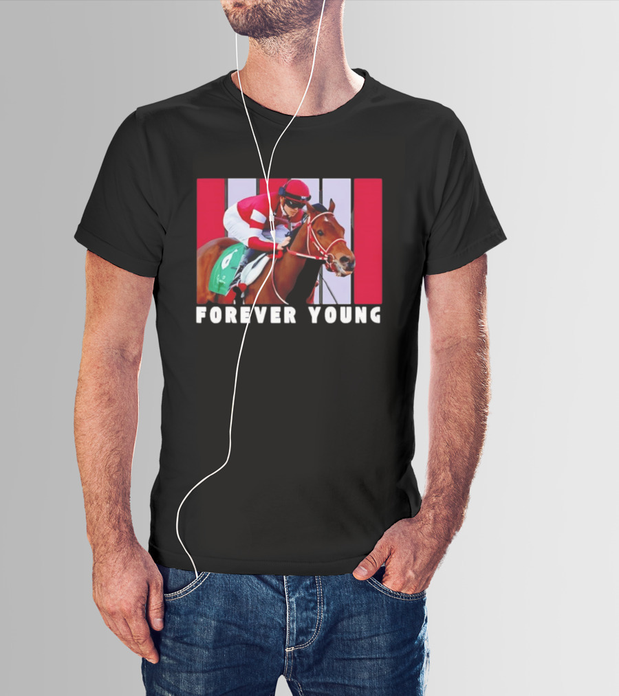 Forever Young Horse Racing Santa Anita T-Shirt