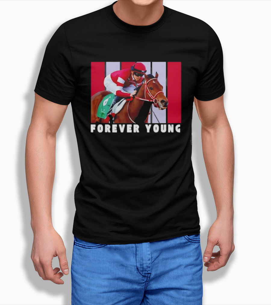 Forever Young Horse Racing Santa Anita T-Shirt