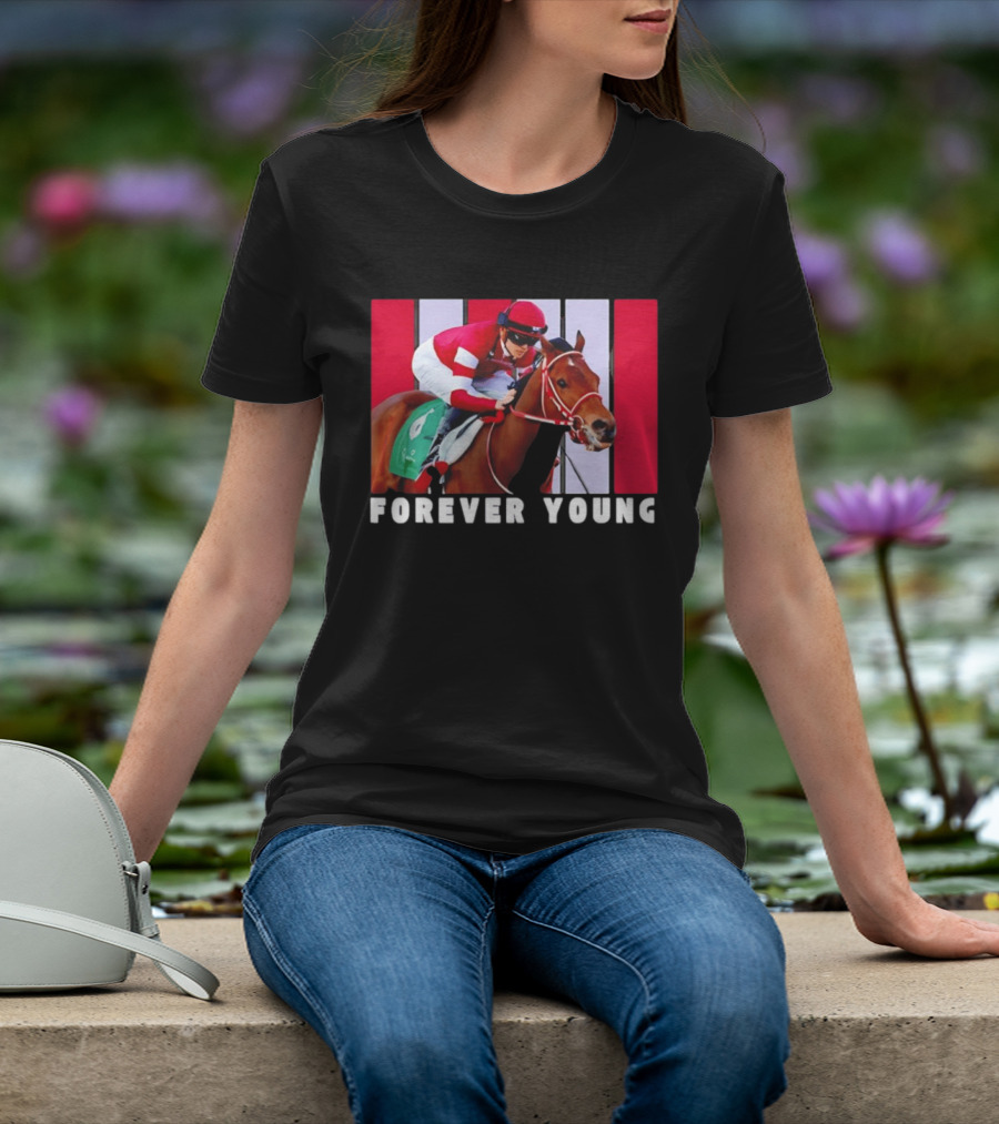 Forever Young Horse Racing Santa Anita T-Shirt