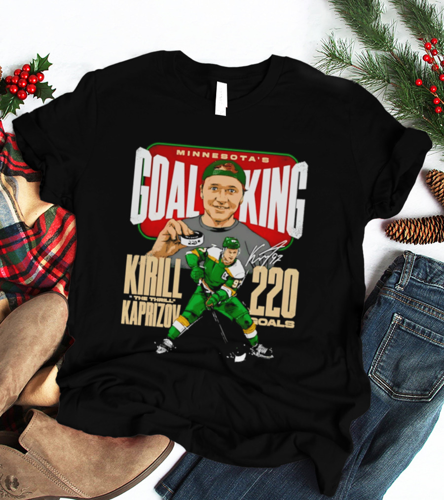 Minnesota's Goal King Kirill Kaprizov 220 Goals T-Shirt