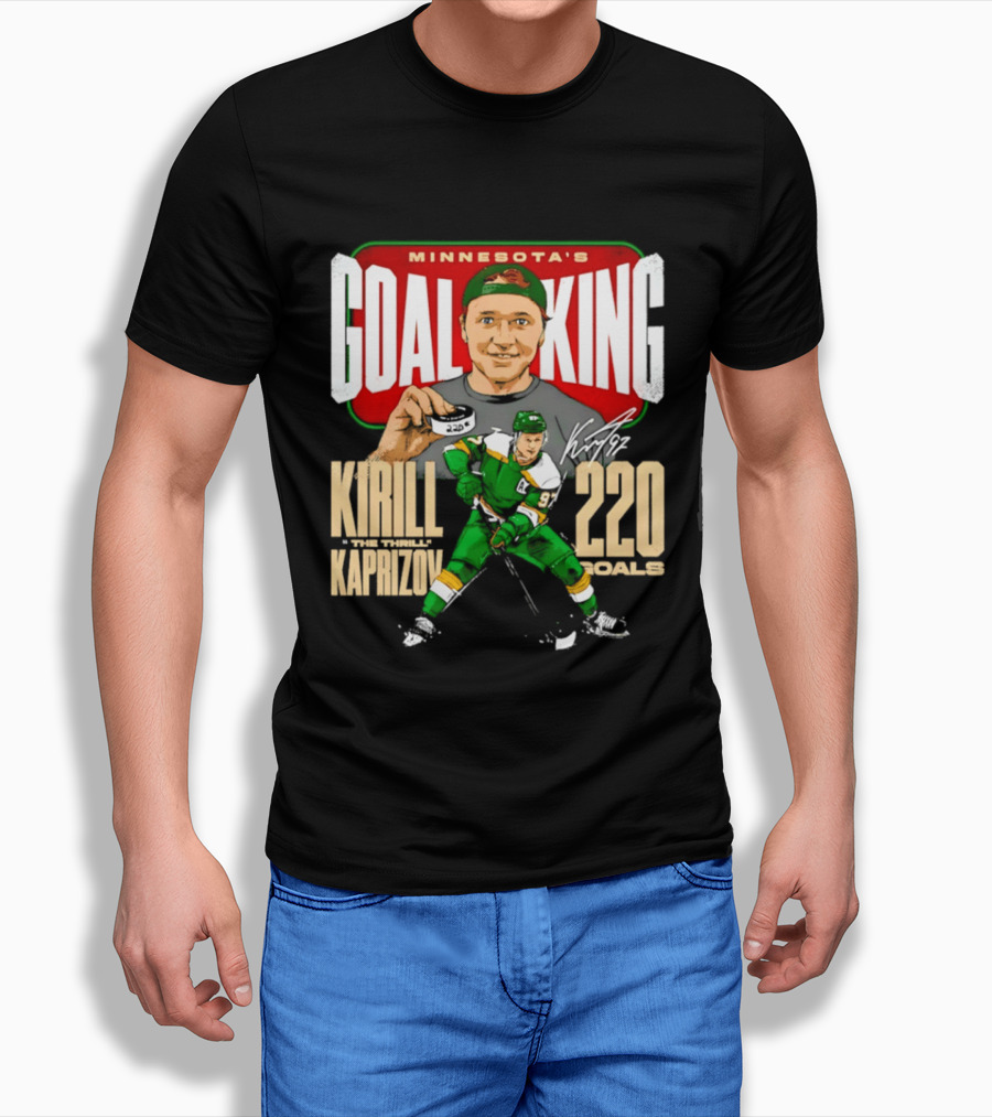 Minnesota's Goal King Kirill Kaprizov 220 Goals T-Shirt