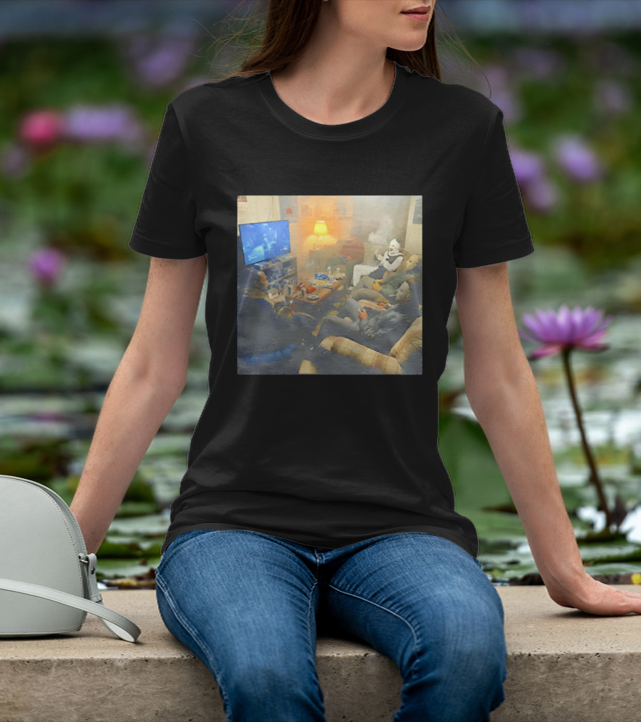 Friday Night Game Night Killer Homes Horror Characters Gaming Hangout T-Shirt