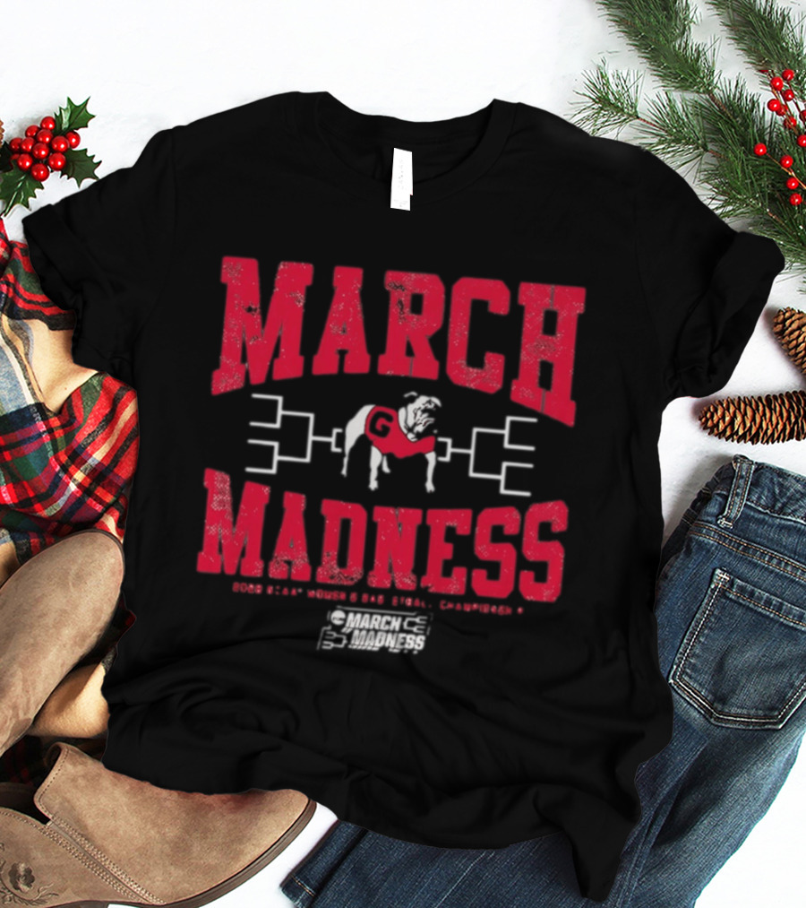 Georgia Bulldogs March Madness 2026 Basketball Bracket Competition T-Shirt