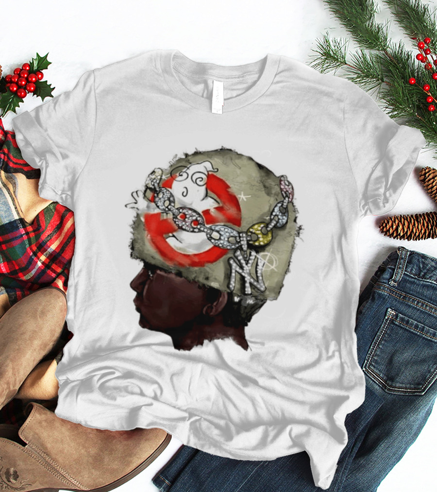Swag Stealer Album Ghostbusters Chain Art NY Yankees T-Shirt