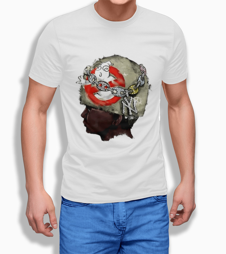Swag Stealer Album Ghostbusters Chain Art NY Yankees T-Shirt
