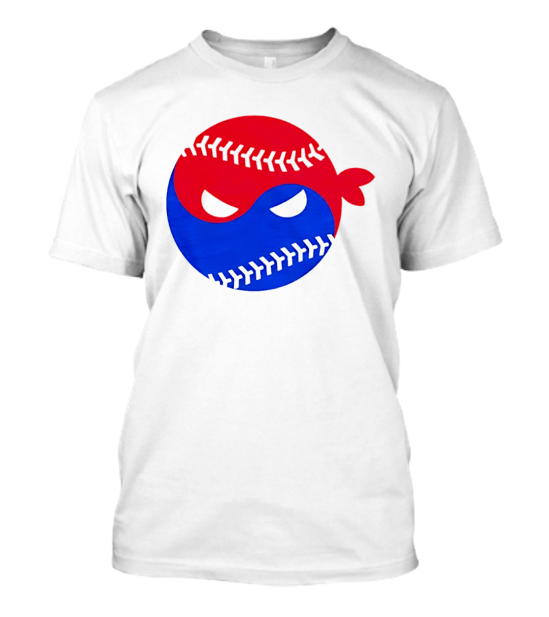 Pitching Ninja South Korea Baseball Yin Yang T-Shirt