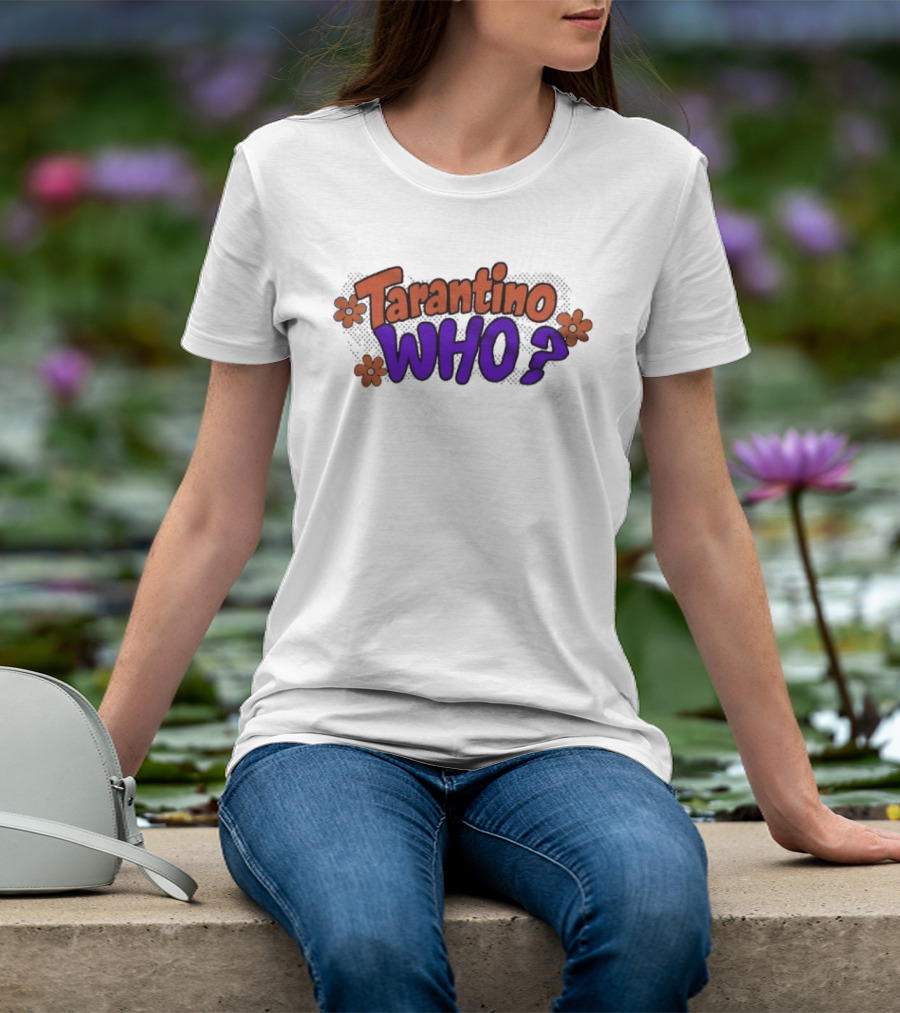 Tarantino Who Retro Groovy Flowers T-Shirt
